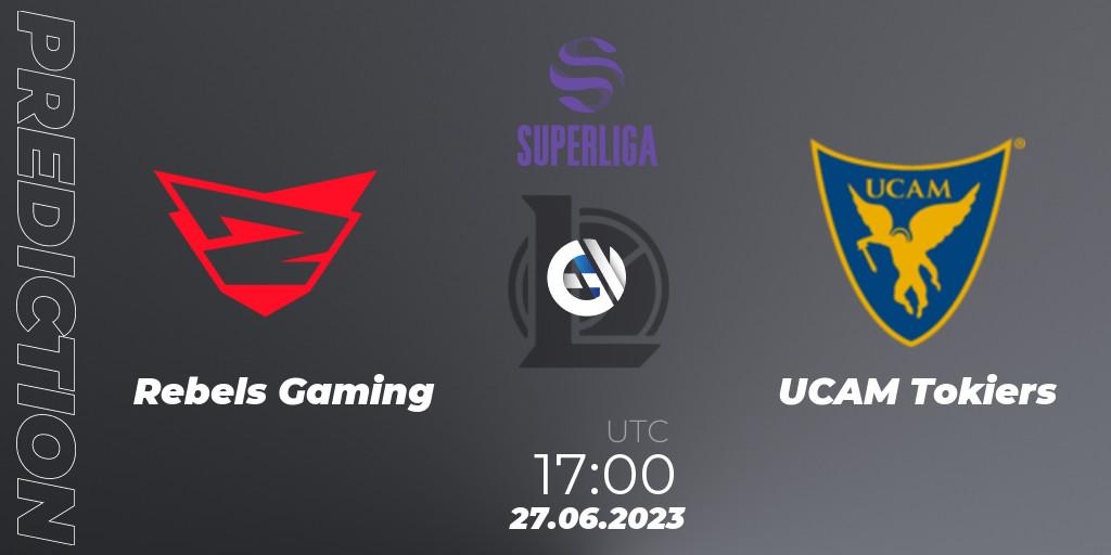 Prognose für das Spiel Rebels Gaming VS UCAM Esports Club. 27.06.2023 at 16:00. LoL - Superliga Summer 2023 - Group Stage