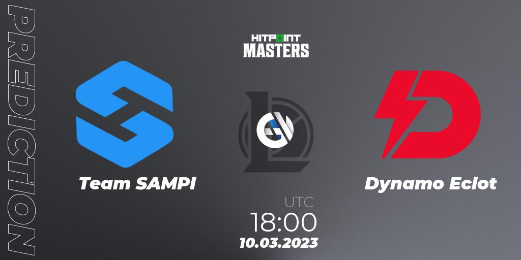 Prognose für das Spiel Team SAMPI VS Dynamo Eclot. 14.03.2023 at 18:00. LoL - Hitpoint Masters Spring 2023