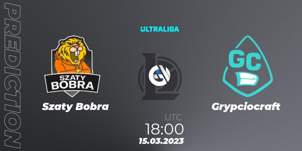 Prognose für das Spiel Szaty Bobra VS Grypciocraft. 08.03.23. LoL - Ultraliga Season 9 - Group Stage