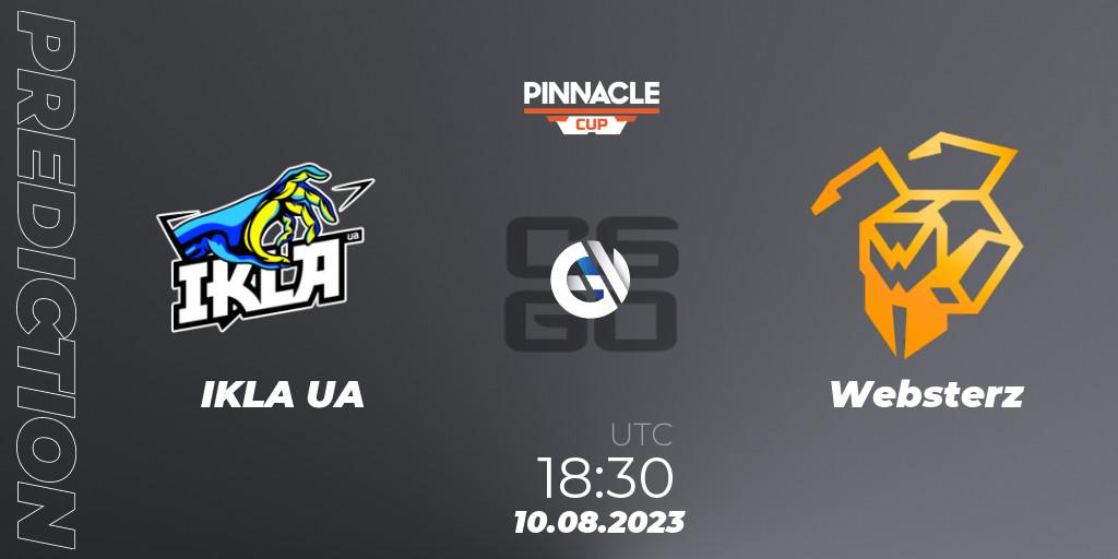 Prognose für das Spiel IKLA UA VS Websterz. 10.08.2023 at 18:30. Counter-Strike (CS2) - Pinnacle Cup V