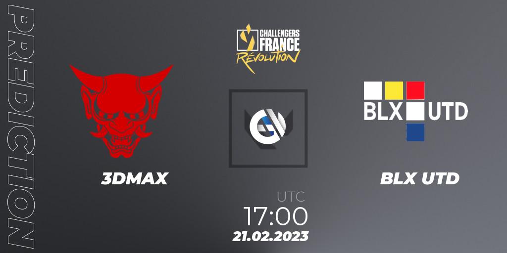 Prognose für das Spiel 3DMAX VS BLX UTD. 21.02.2023 at 17:00. VALORANT - VALORANT Challengers 2023 France: Revolution Split 1