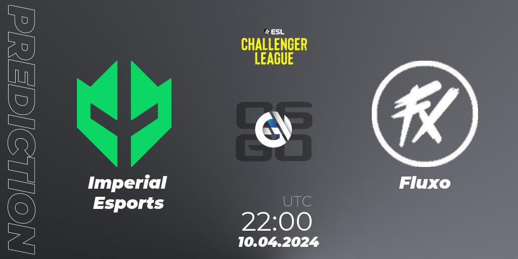 Prognose für das Spiel Imperial Esports VS Fluxo. 10.04.24. CS2 (CS:GO) - ESL Challenger League Season 47: South America