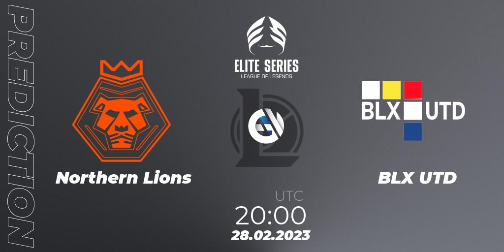 Prognose für das Spiel Northern Lions VS BLX UTD. 28.02.2023 at 20:00. LoL - Elite Series Spring 2023 - Group Stage