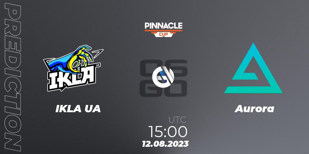 Prognose für das Spiel IKLA UA VS Aurora. 12.08.23. CS2 (CS:GO) - Pinnacle Cup V