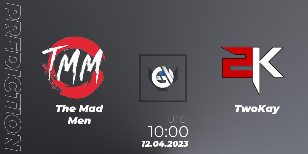 Prognose für das Spiel The Mad Men VS TwoKay. 12.04.2023 at 10:00. VALORANT - VALORANT Challengers 2023: Vietnam Split 2 - Group Stage