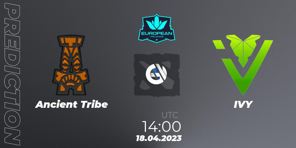 Prognose für das Spiel Ancient Tribe VS IVY. 18.04.23. Dota 2 - European Pro League Season 8
