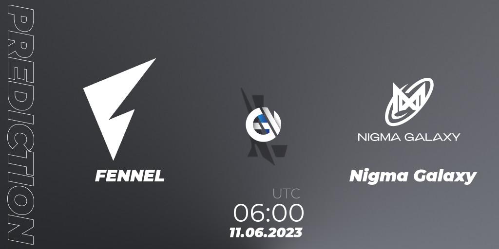 Prognose für das Spiel FENNEL VS Nigma Galaxy. 11.06.2023 at 06:00. Wild Rift - WRL Asia 2023 - Season 1 - Regular Season