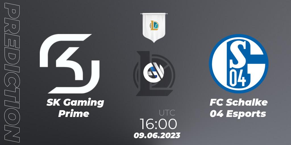 Prognose für das Spiel SK Gaming Prime VS FC Schalke 04 Esports. 09.06.23. LoL - Prime League Summer 2023 - Group Stage