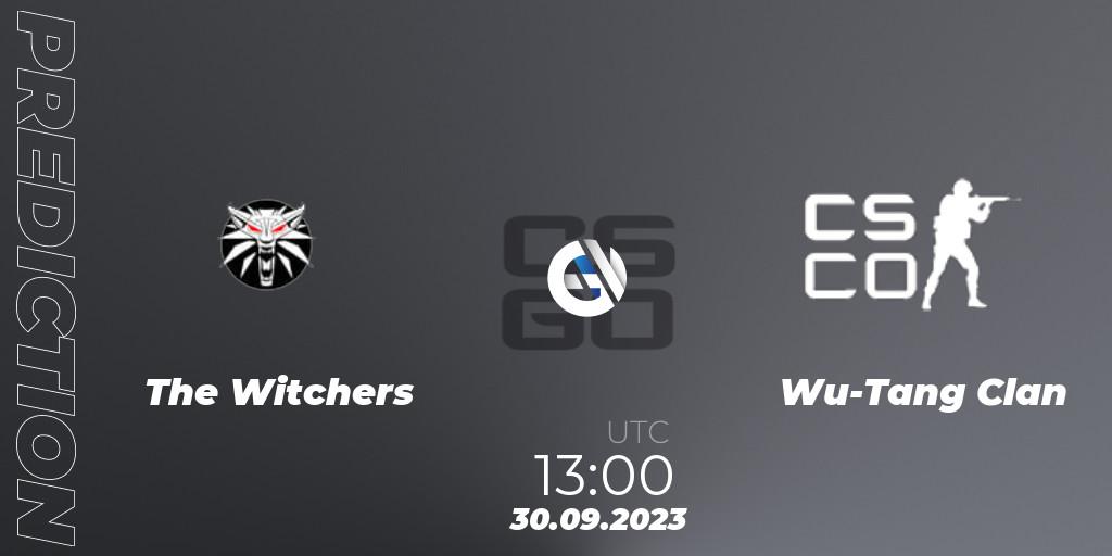 Prognose für das Spiel The Witchers VS Wu-Tang Clan. 07.10.23. CS2 (CS:GO) - Esportal Clash Open