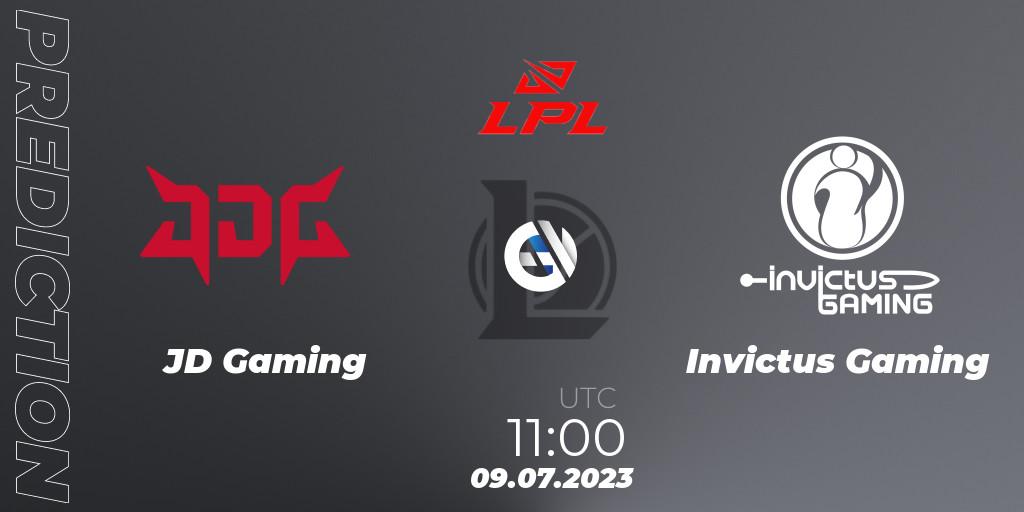 Prognose für das Spiel JD Gaming VS Invictus Gaming. 09.07.23. LoL - LPL Summer 2023 Regular Season