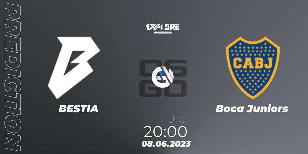Prognose für das Spiel BESTIA VS Boca Juniors. 08.06.2023 at 20:00. Counter-Strike (CS2) - 1XPLORE Latin America Cup 1