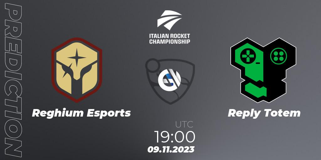 Prognose für das Spiel Reghium Esports VS Reply Totem. 09.11.2023 at 19:00. Rocket League - Italian Rocket Championship Season 11Serie A Relegation