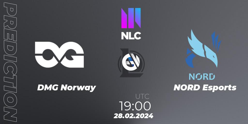 Prognose für das Spiel DMG Norway VS NORD Esports. 28.02.24. LoL - NLC 1st Division Spring 2024