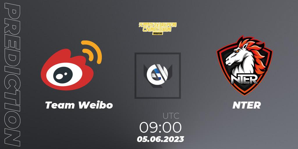 Prognose für das Spiel Team Weibo VS NTER. 05.06.23. VALORANT - VALORANT Champions Tour 2023: China Preliminaries