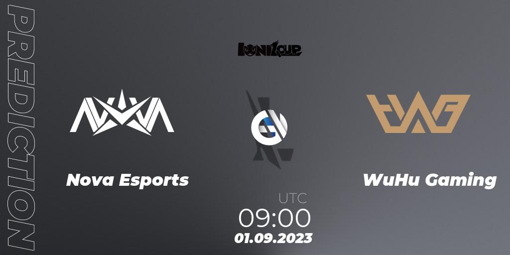 Prognose für das Spiel Nova Esports VS WuHu Gaming. 01.09.2023 at 09:00. Wild Rift - Ionia Cup 2023 - WRL CN Qualifiers