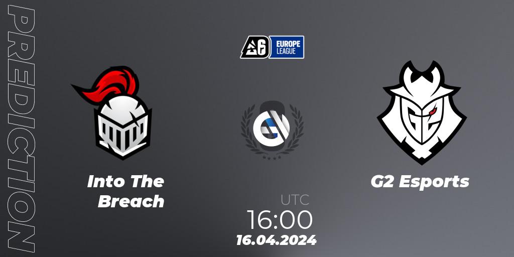 Prognose für das Spiel Into The Breach VS G2 Esports. 16.04.24. Rainbow Six - Europe League 2024 - Stage 1