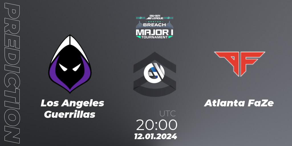 Prognose für das Spiel Los Angeles Guerrillas VS Atlanta FaZe. 12.01.2024 at 20:00. Call of Duty - Call of Duty League 2024: Stage 1 Major Qualifiers