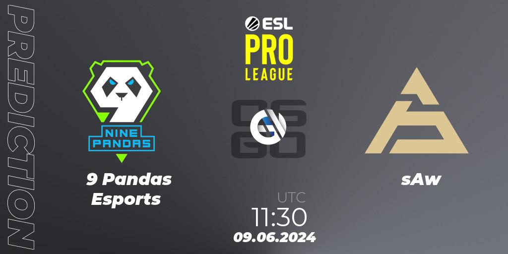 Prognose für das Spiel 9 Pandas Esports VS sAw. 09.06.2024 at 11:30. Counter-Strike (CS2) - ESL Pro League Season 20: European Conference
