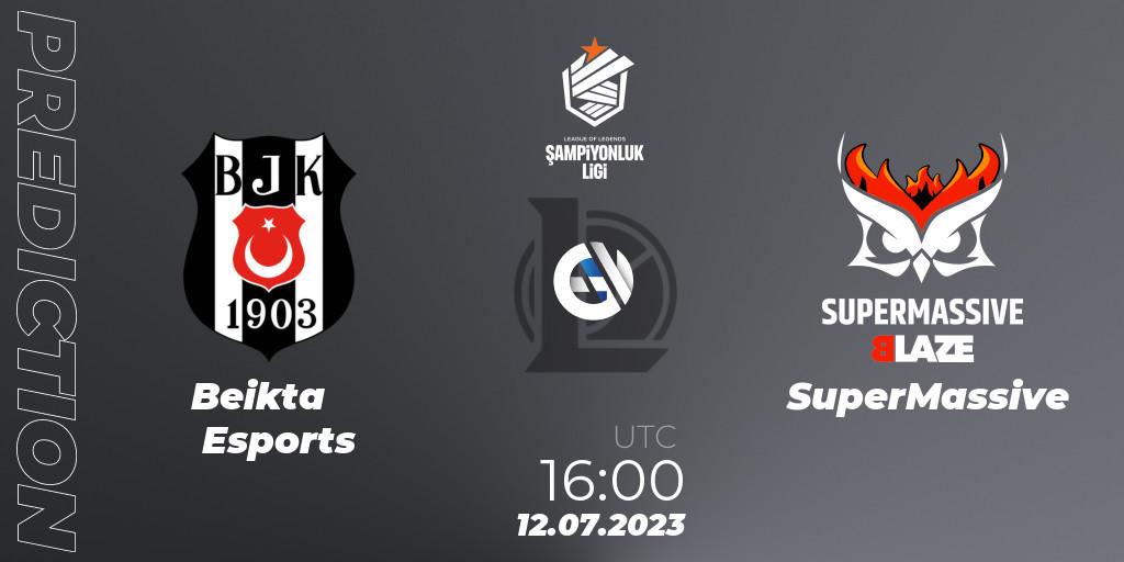 Prognose für das Spiel Beşiktaş Esports VS SuperMassive. 13.07.23. LoL - TCL Summer 2023 - Group Stage
