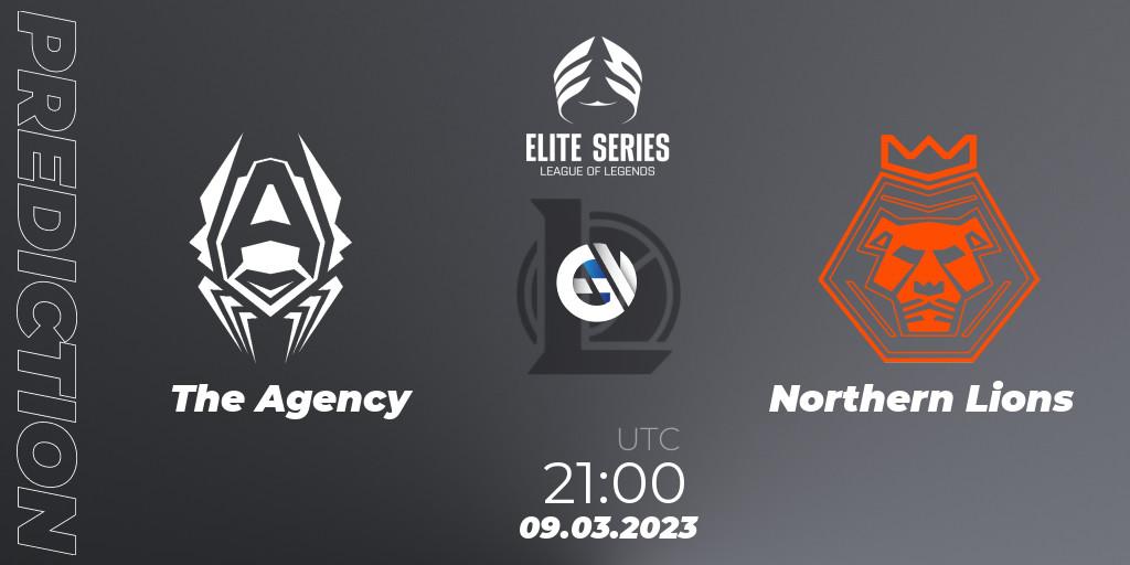 Prognose für das Spiel The Agency VS Northern Lions. 14.02.23. LoL - Elite Series Spring 2023 - Group Stage