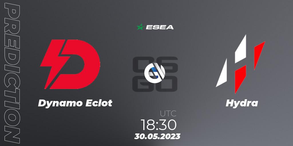 Prognose für das Spiel Dynamo Eclot VS Hydra. 30.05.23. CS2 (CS:GO) - ESEA Advanced Season 45 Europe