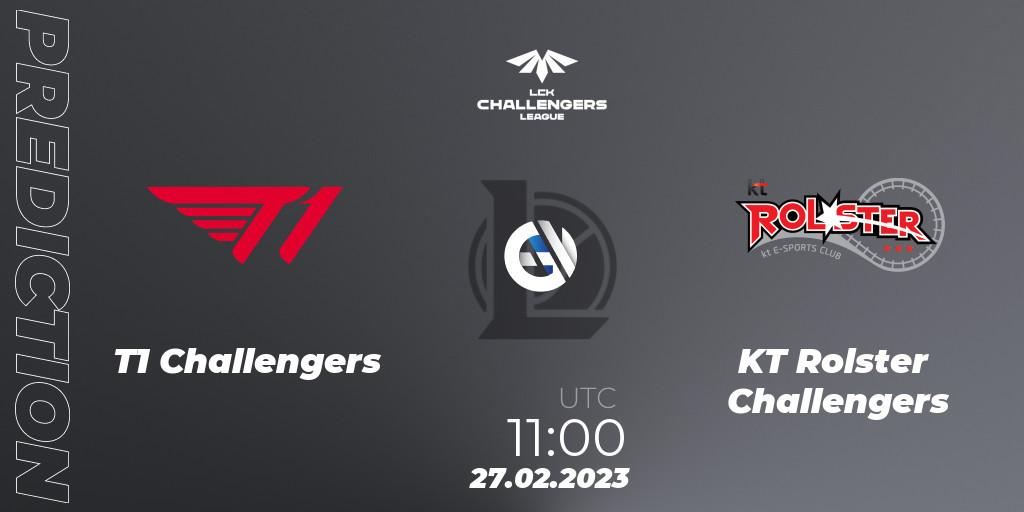 Prognose für das Spiel T1 Challengers VS KT Rolster Challengers. 27.02.2023 at 11:00. LoL - LCK Challengers League 2023 Spring