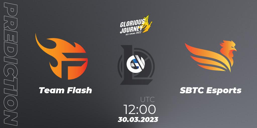Prognose für das Spiel Team Flash VS SBTC Esports. 30.03.23. LoL - VCS Spring 2023 - Group Stage
