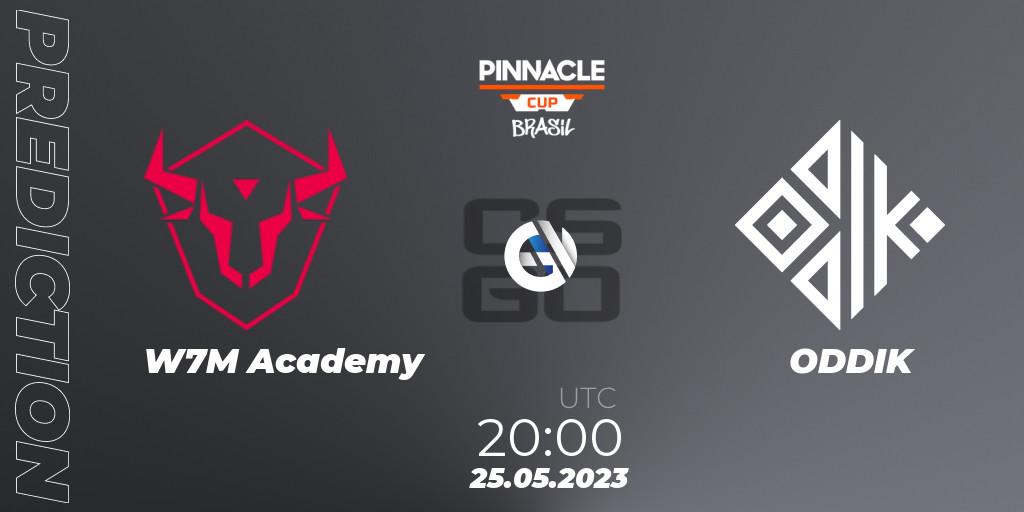 Prognose für das Spiel w7m Academy VS ODDIK. 25.05.2023 at 20:45. Counter-Strike (CS2) - Pinnacle Brazil Cup 1