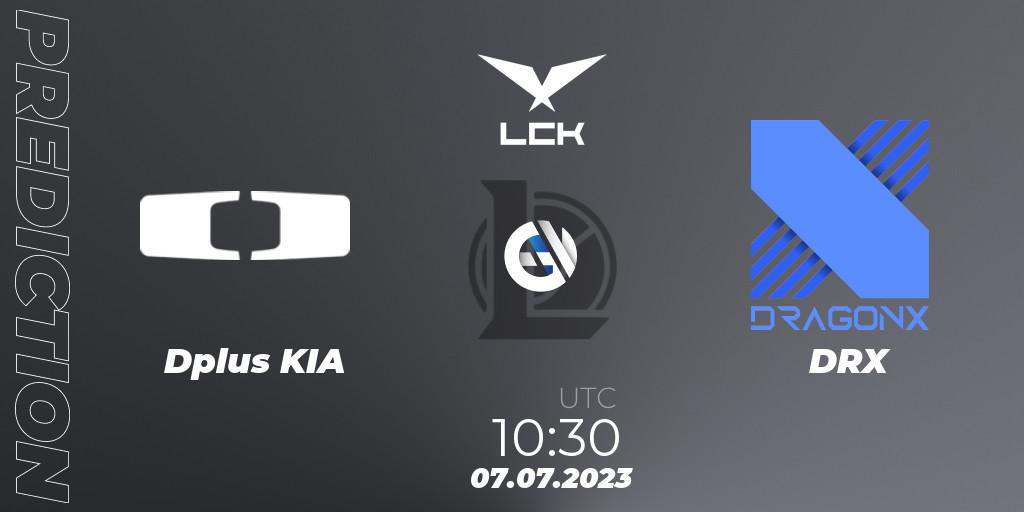 Prognose für das Spiel Dplus KIA VS DRX. 07.07.23. LoL - LCK Summer 2023 Regular Season
