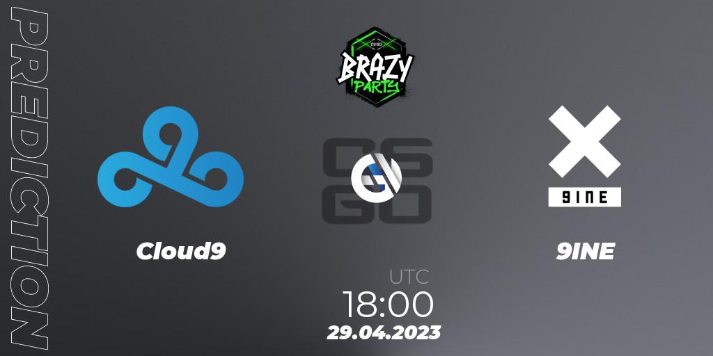 Prognose für das Spiel Cloud9 VS 9INE. 29.04.2023 at 18:30. Counter-Strike (CS2) - Brazy Party 2023