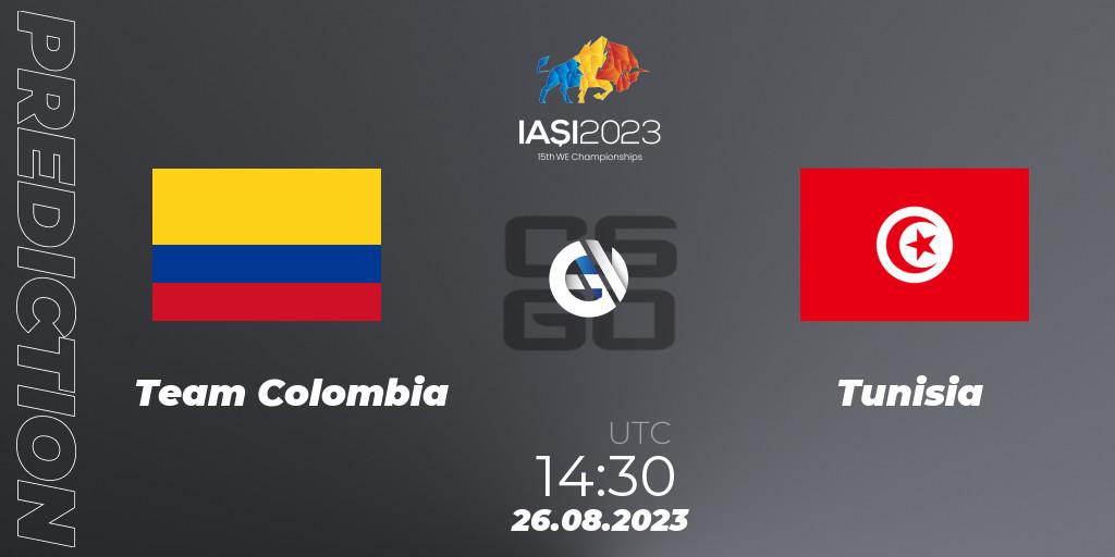 Prognose für das Spiel Team Colombia VS Tunisia. 26.08.23. CS2 (CS:GO) - IESF World Esports Championship 2023