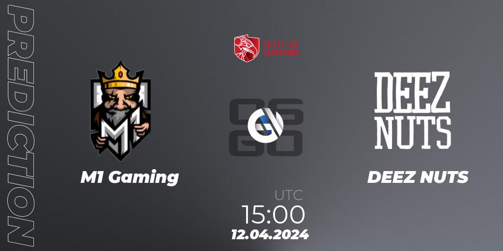 Prognose für das Spiel M1 Gaming VS DEEZ NUTS. 12.04.24. CS2 (CS:GO) - Polska Liga Esportowa 2024: Split #1