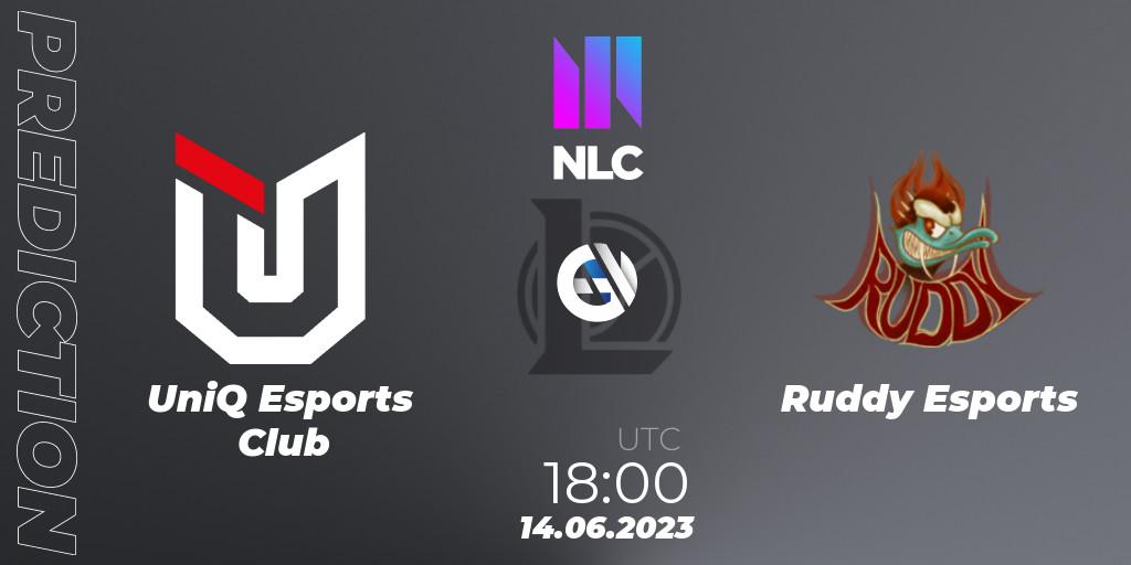 Prognose für das Spiel UniQ Esports Club VS Ruddy Esports. 14.06.2023 at 18:00. LoL - NLC Summer 2023 - Group Stage