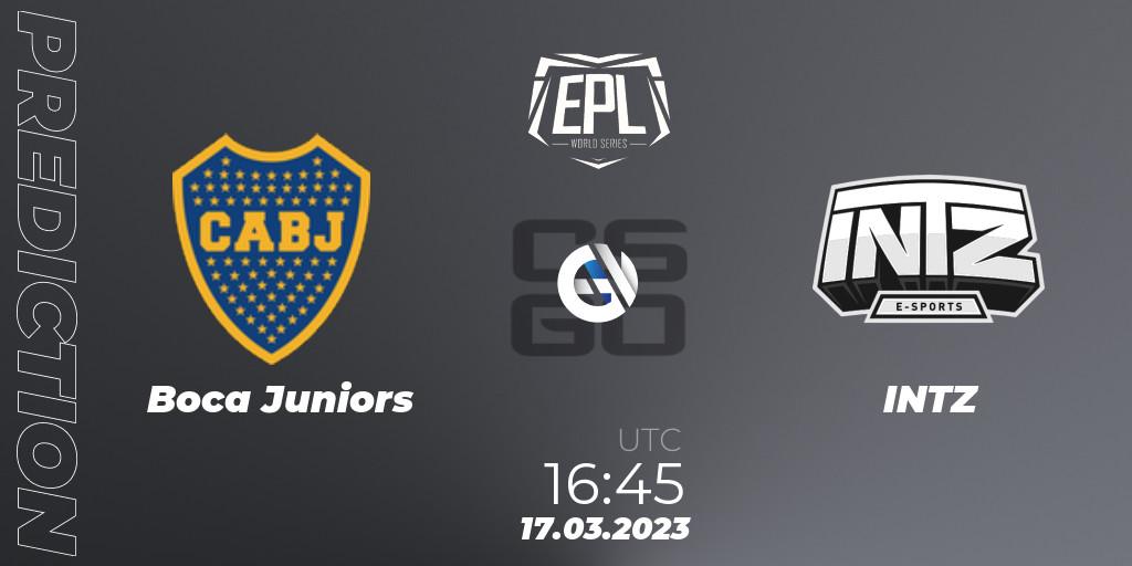 Prognose für das Spiel Boca Juniors VS INTZ. 17.03.23. CS2 (CS:GO) - EPL World Series: Americas Season 3