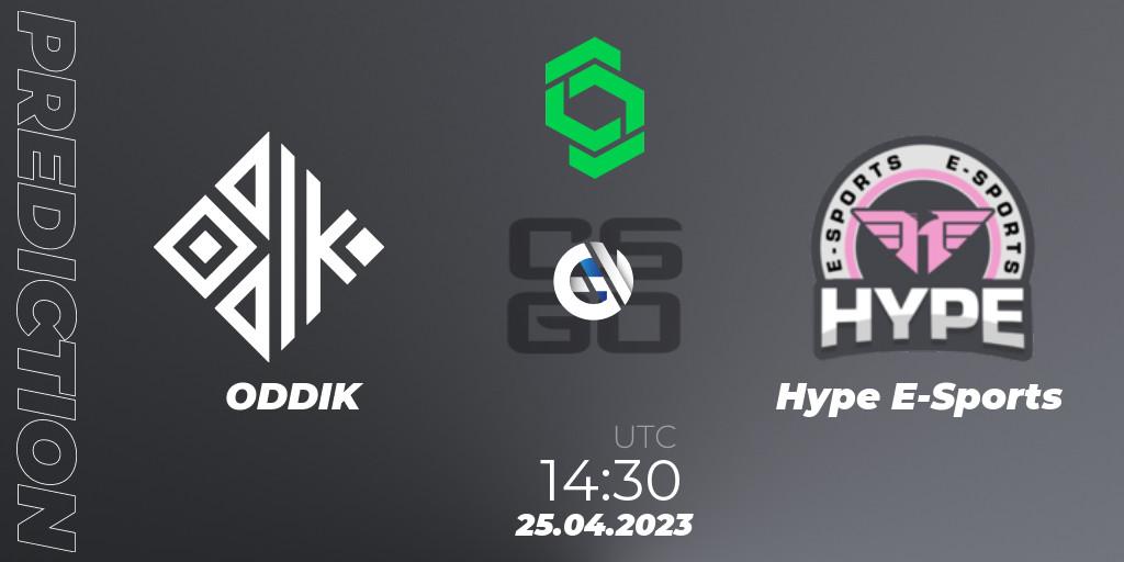 Prognose für das Spiel ODDIK VS Hype E-Sports. 25.04.2023 at 20:30. Counter-Strike (CS2) - CCT South America Series #7