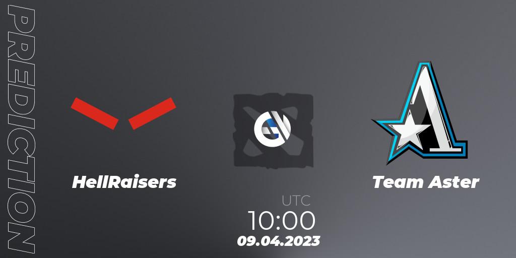 Prognose für das Spiel ex-HellRaisers VS Team Aster. 09.04.2023 at 10:07. Dota 2 - DreamLeague Season 19 - Group Stage 1