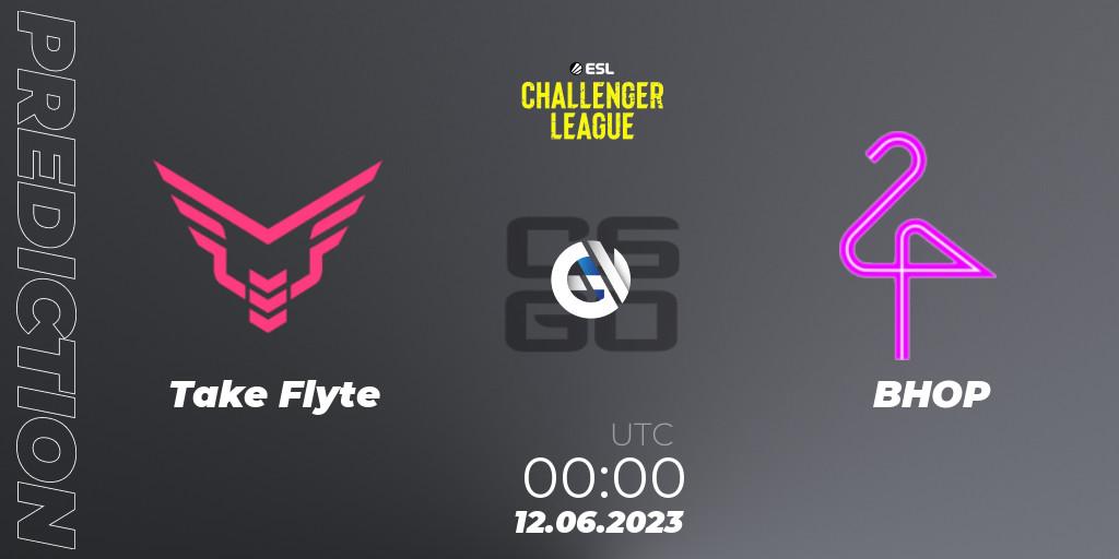 Prognose für das Spiel Take Flyte VS BHOP. 12.06.2023 at 00:00. Counter-Strike (CS2) - ESL Challenger League Season 45 Relegation: North America