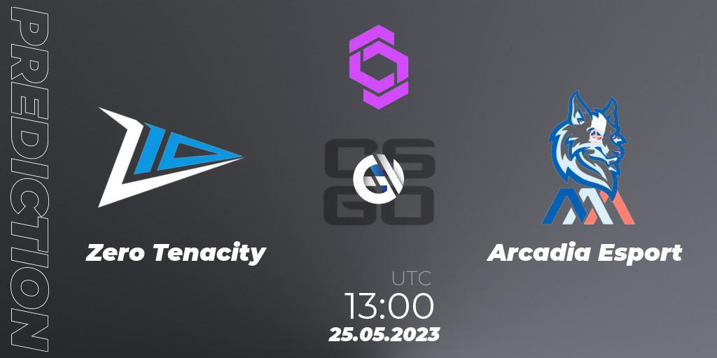 Prognose für das Spiel Zero Tenacity VS Arcadia Esport. 25.05.23. CS2 (CS:GO) - CCT West Europe Series 4