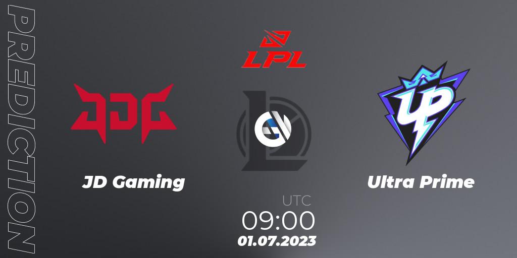 Prognose für das Spiel JD Gaming VS Ultra Prime. 01.07.23. LoL - LPL Summer 2023 Regular Season