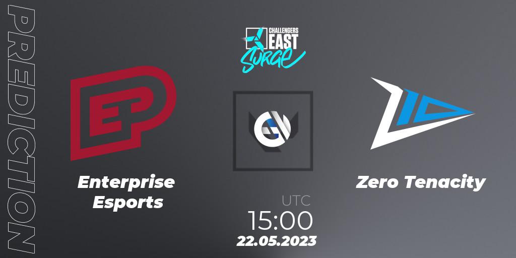 Prognose für das Spiel Enterprise Esports VS Zero Tenacity. 22.05.2023 at 14:00. VALORANT - VALORANT Challengers 2023 East: Surge Split 2 - Playoffs