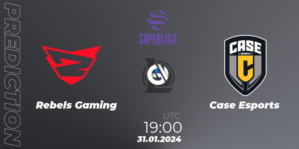 Prognose für das Spiel Rebels Gaming VS Case Esports. 31.01.2024 at 19:00. LoL - Superliga Spring 2024 - Group Stage