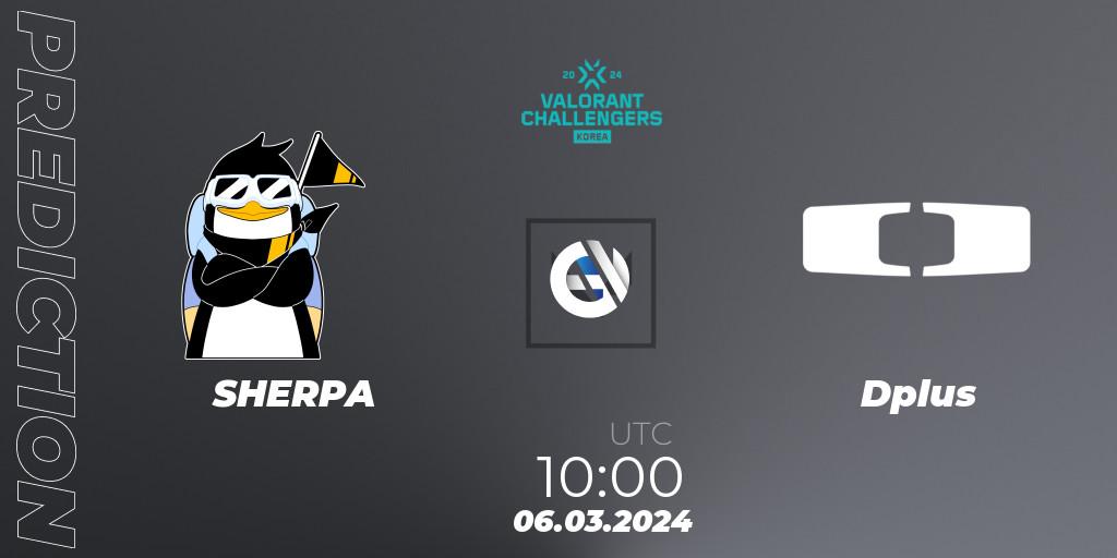 Prognose für das Spiel SHERPA VS Dplus. 06.03.24. VALORANT - VALORANT Challengers Korea 2024: Split 1