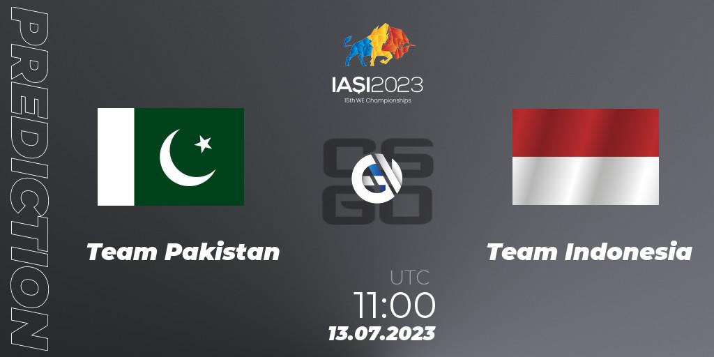 Prognose für das Spiel Team Pakistan VS Team Indonesia. 13.07.2023 at 11:00. Counter-Strike (CS2) - IESF Asian Championship 2023