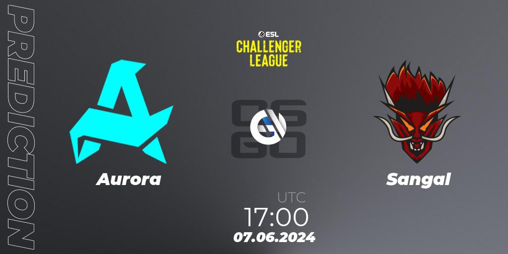 Prognose für das Spiel Aurora VS Sangal. 07.06.2024 at 17:30. Counter-Strike (CS2) - ESL Challenger League Season 47: Europe