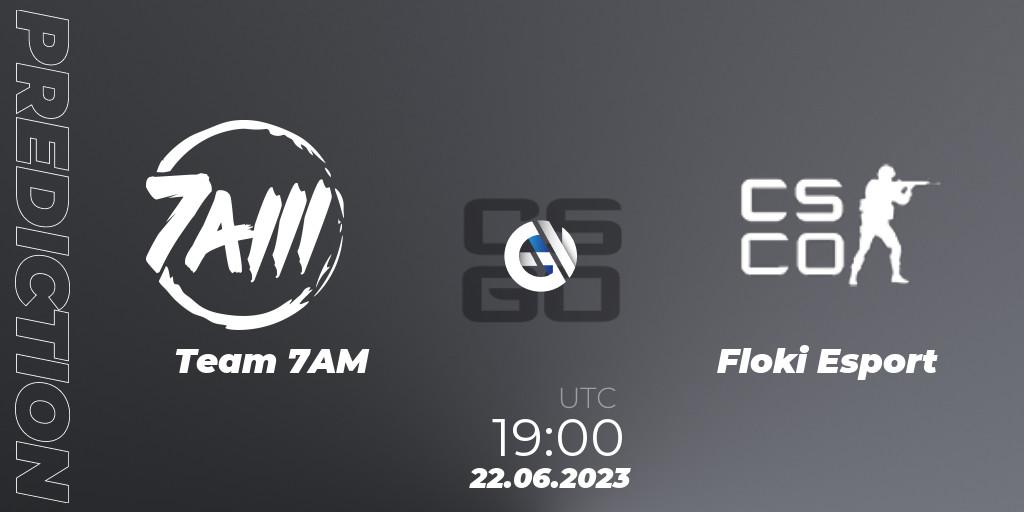 Prognose für das Spiel Team 7AM VS Floki Esport. 22.06.2023 at 19:00. Counter-Strike (CS2) - Preasy Summer Cup 2023