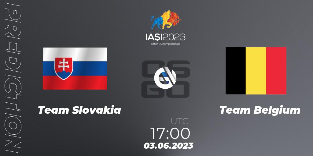 Prognose für das Spiel Team Slovakia VS Team Belgium. 03.06.23. CS2 (CS:GO) - IESF World Esports Championship 2023: Western Europe Qualifier