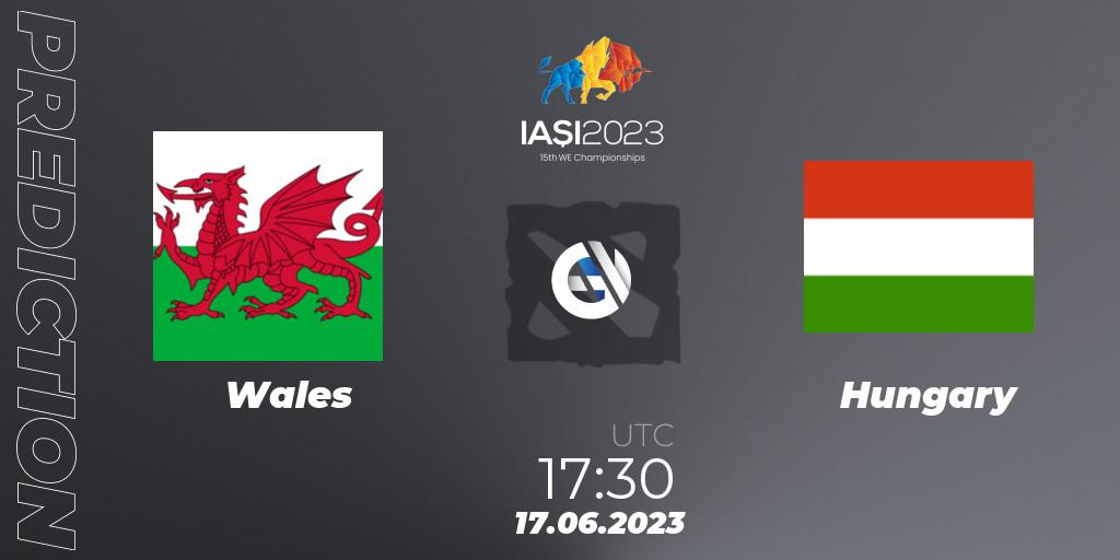 Prognose für das Spiel Wales VS Hungary. 17.06.2023 at 17:30. Dota 2 - IESF Europe A Qualifier 2023