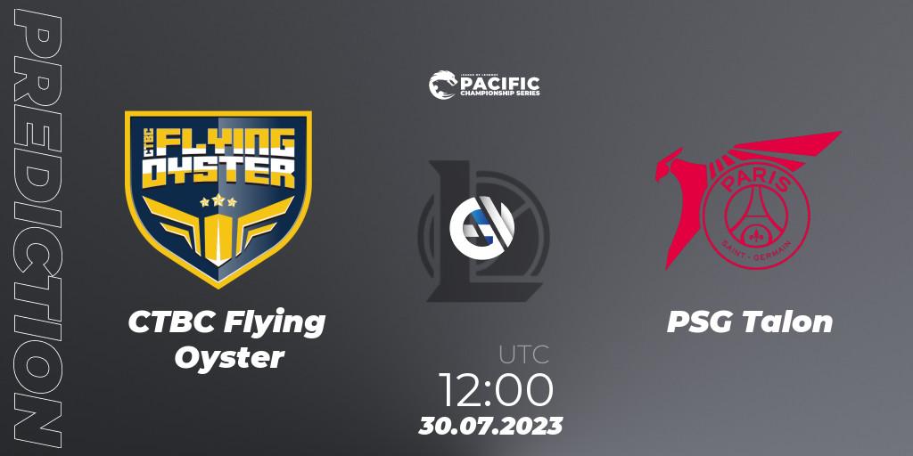 Prognose für das Spiel CTBC Flying Oyster VS PSG Talon. 30.07.23. LoL - PACIFIC Championship series Group Stage