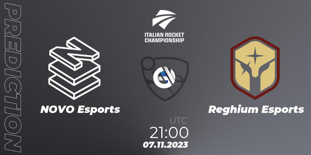 Prognose für das Spiel NOVO Esports VS Reghium Esports. 07.11.2023 at 21:00. Rocket League - Italian Rocket Championship Season 11Serie A Relegation
