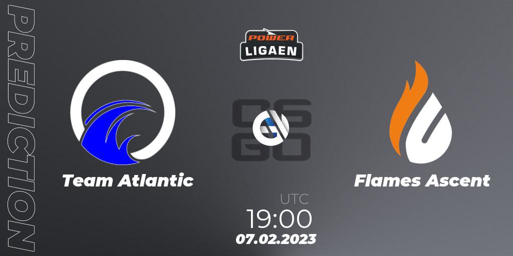 Prognose für das Spiel Team Atlantic VS Flames Ascent. 07.02.23. CS2 (CS:GO) - Dust2.dk Ligaen Season 22
